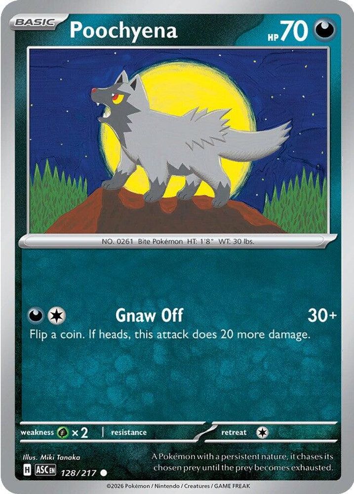 128/217 - Poochyena - Ascended Heroes - Common