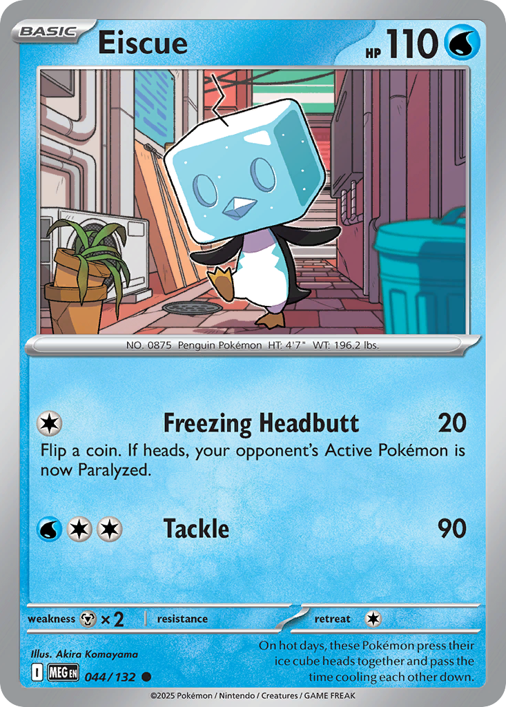 044/132 - Eiscue - Mega Evolution - Common