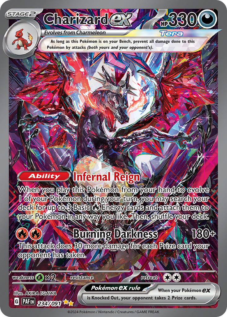 234/091 - Charizard ex HOLO - Paldean Fates - Special Illustration Rare
