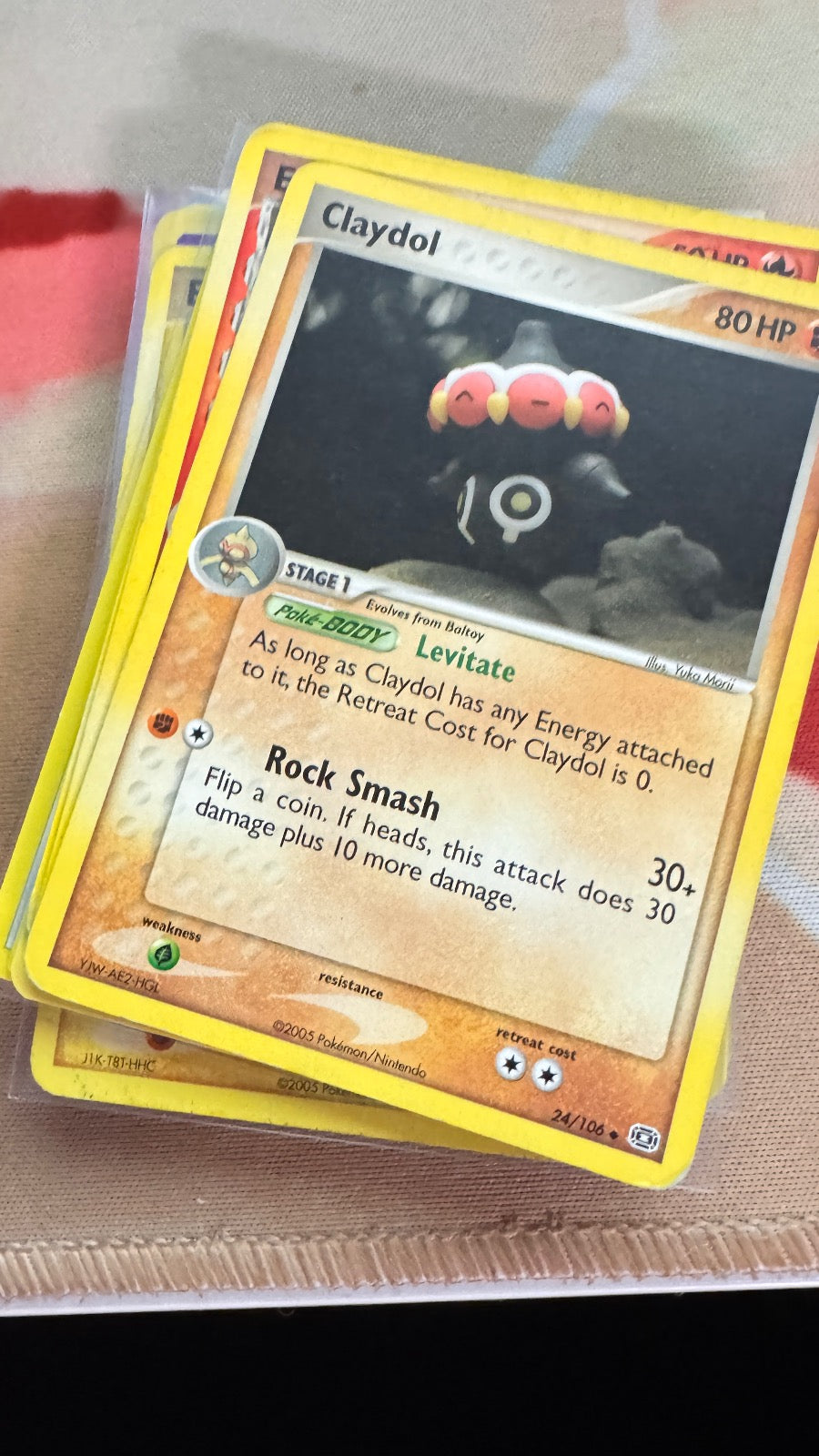 24/106 - Claydol - Emerald - Uncommon