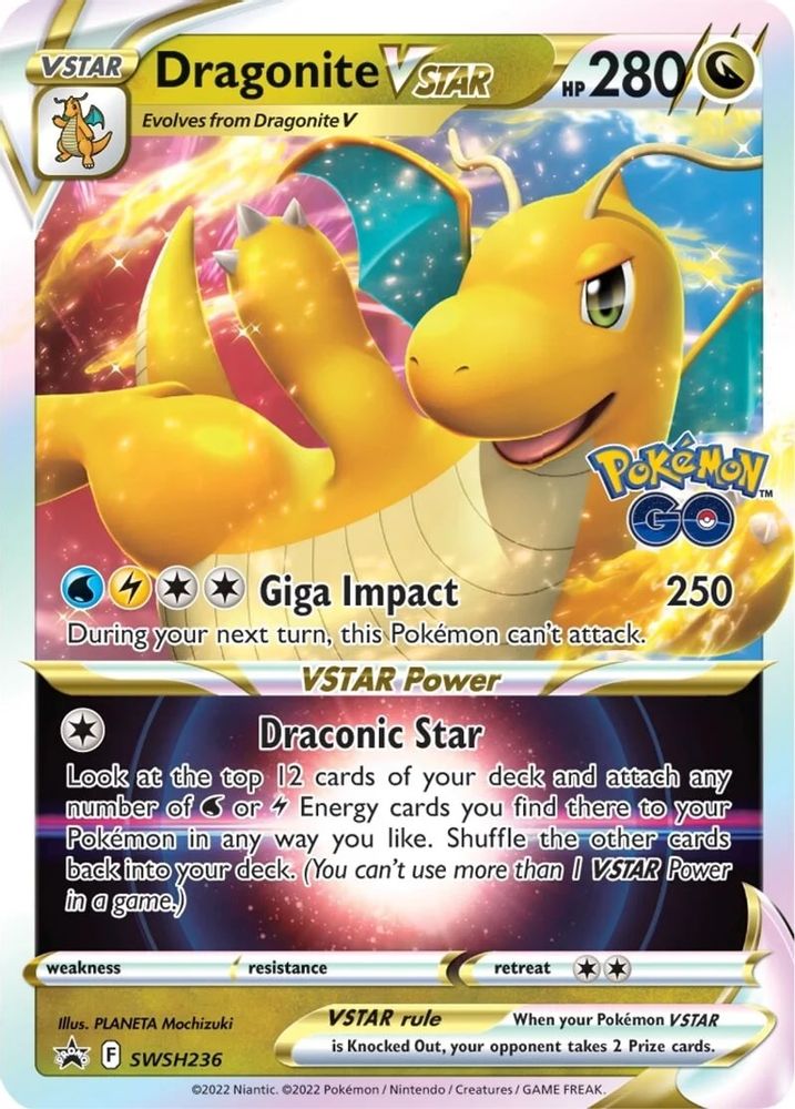 SWSH236 - Dragonite VSTAR HOLO - Sword & Shield Promo - Promo