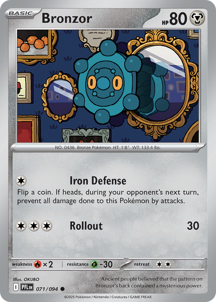071/094 - Bronzor - Phantasmal Flames - Common