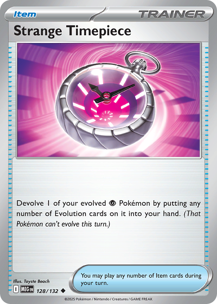 128/132 - Strange Timepiece - Mega Evolution - Uncommon