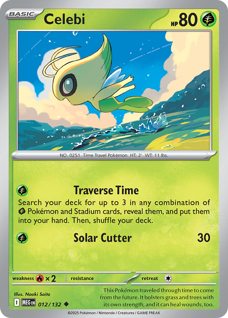 012/132 - Celebi - Mega Evolution - Uncommon