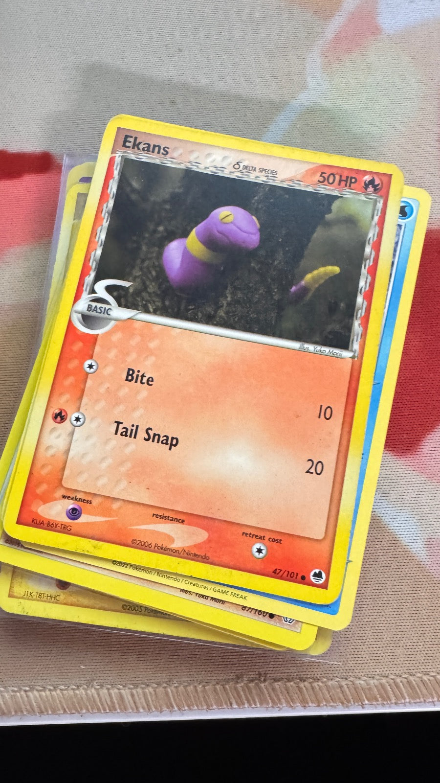 47/101 - Ekans - Dragon Frontiers - Common