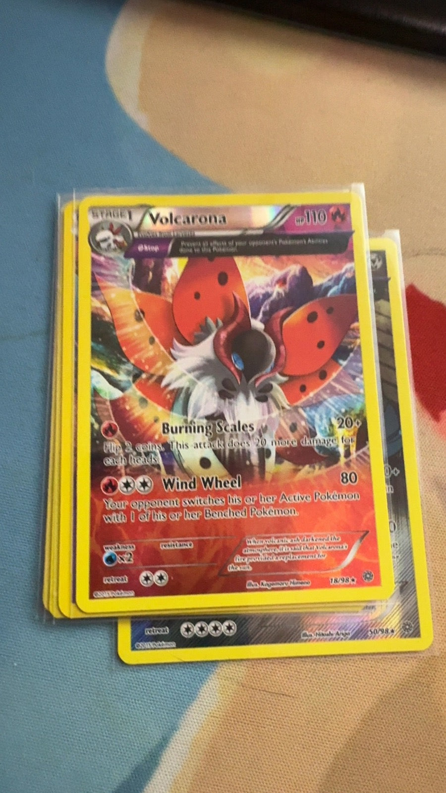 18/98 - Volcarona - Ancient Origins - Rare