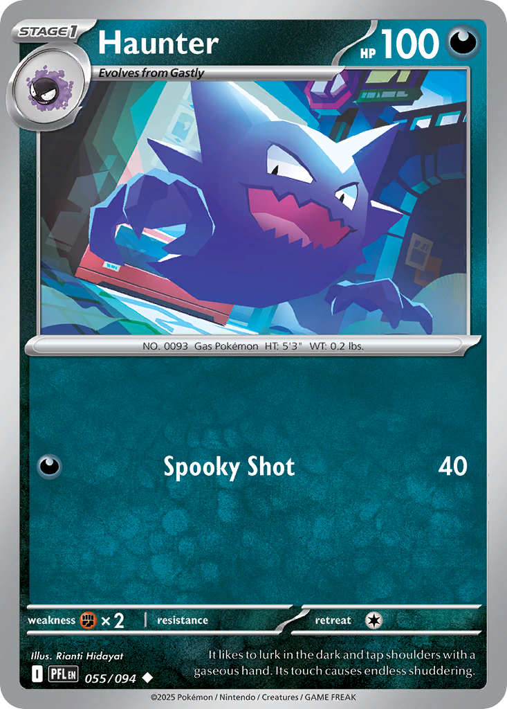055/094 - Haunter - Phantasmal Flames - Uncommon