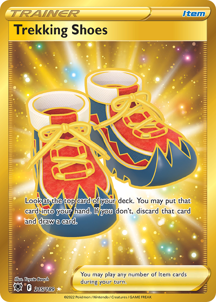 215/189 - Trekking Shoes HOLO - Astral Radiance - Secret Rare
