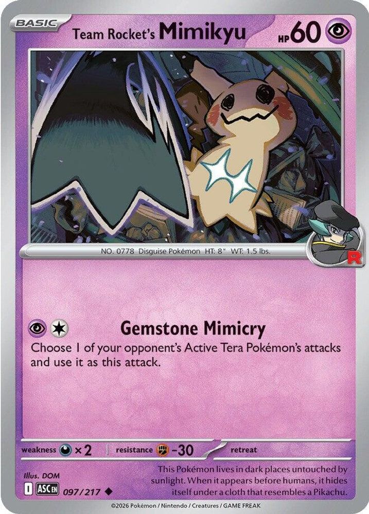 097/217 - Team Rocket's Mimikyu - Ascended Heroes - Uncommon