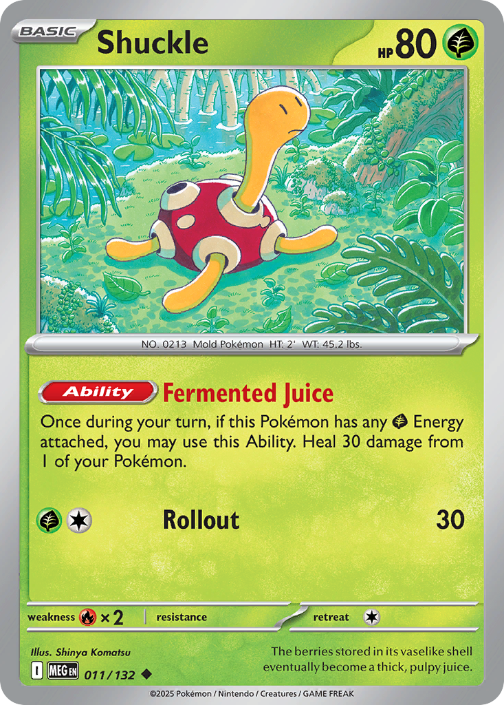 011/132 - Shuckle - Mega Evolution - Uncommon