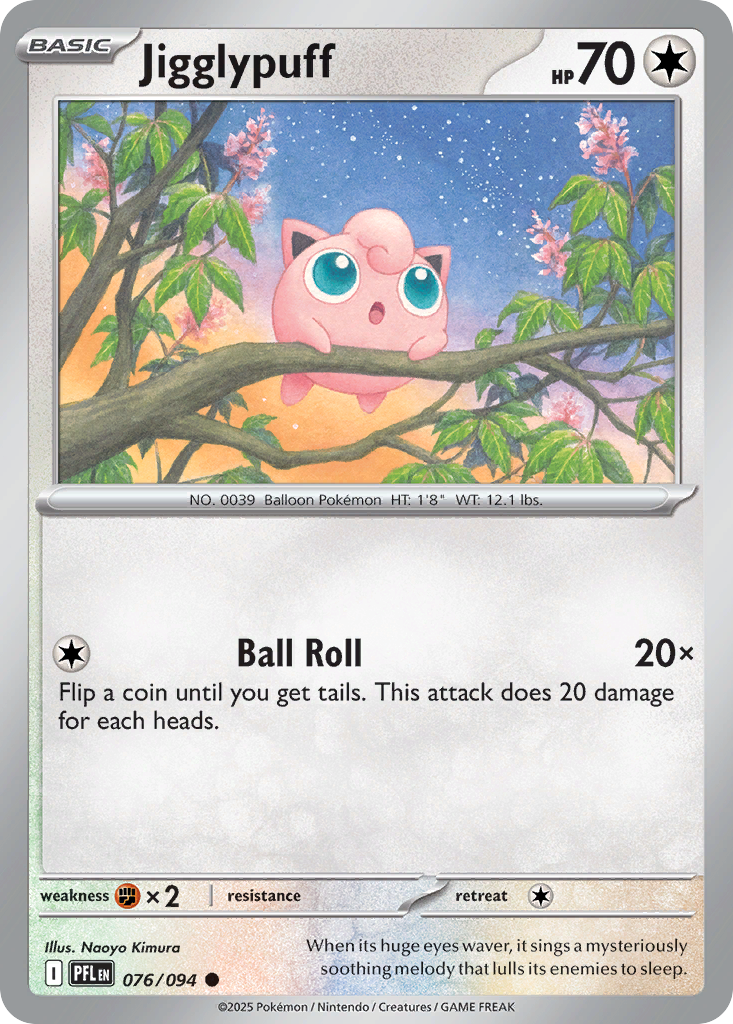 076/094 - Jigglypuff - Phantasmal Flames - Common