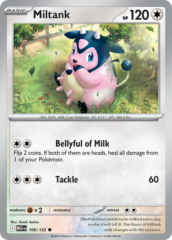 106/132 - Miltank - Mega Evolution - Common