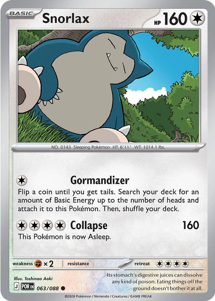 063/088 - Snorlax - Perfect Order - Common