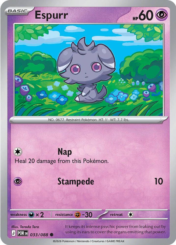 033/088 - Espurr - Perfect Order - Common