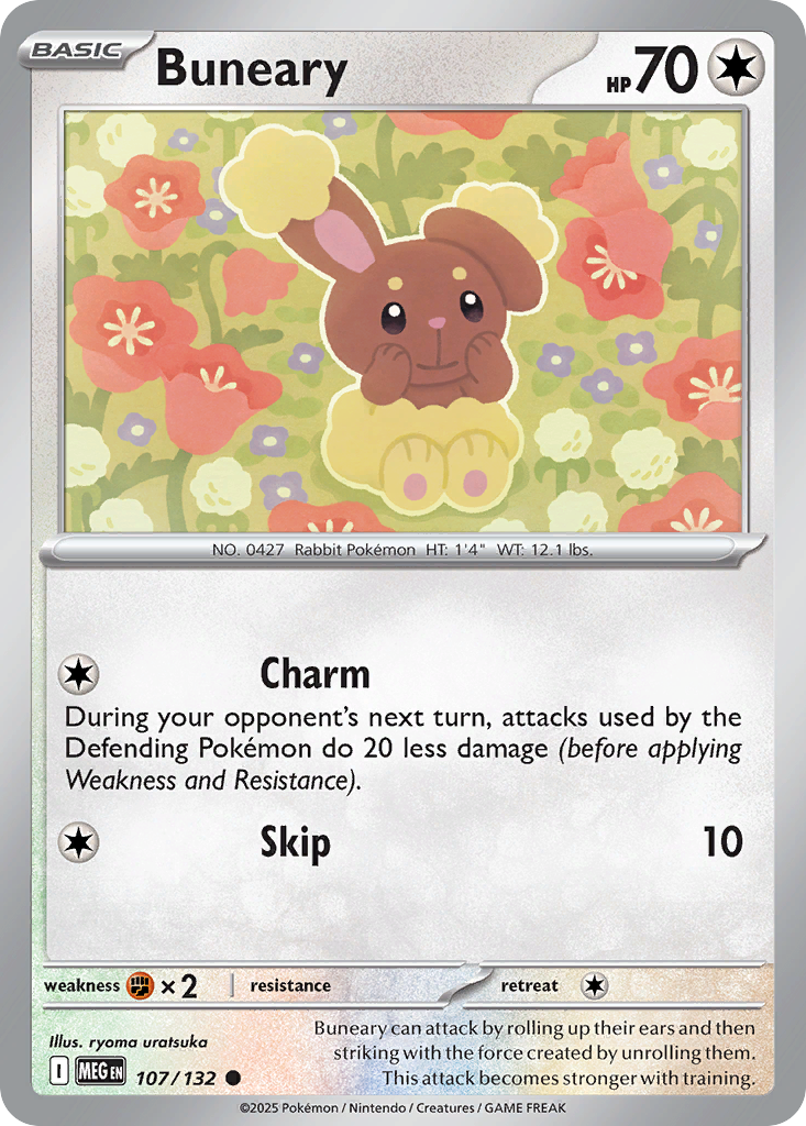 107/132 - Buneary - Mega Evolution - Common