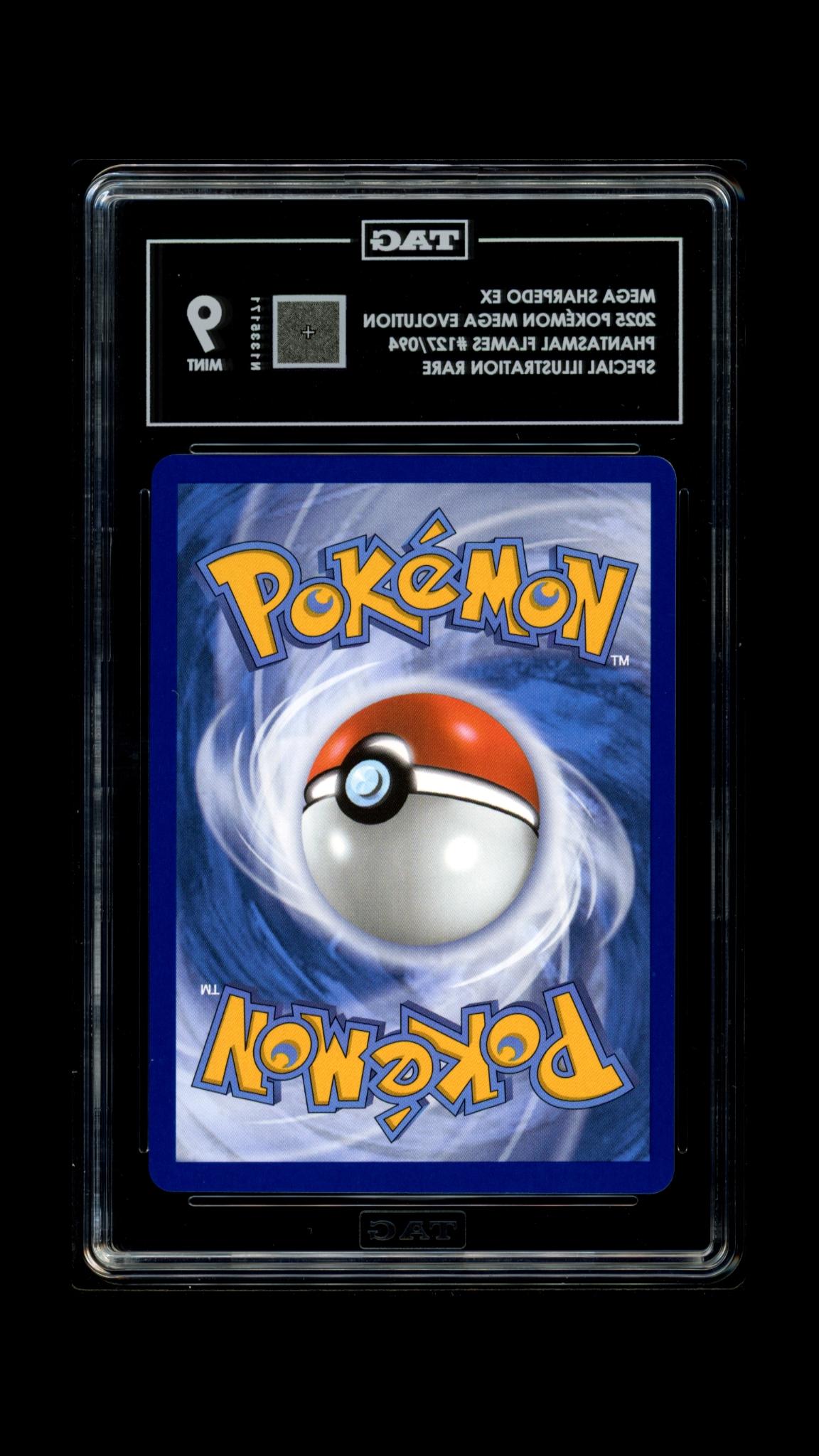 Mega Sharpedo EX 127/094 Special Illustration Rare Pokemon TAG 9 Mint