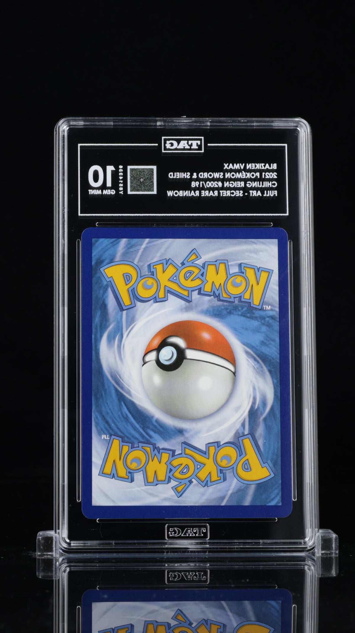 Blaziken Vmax 200/198 Full Art - Secret Rare Pokemon TAG 10 Gem Mint