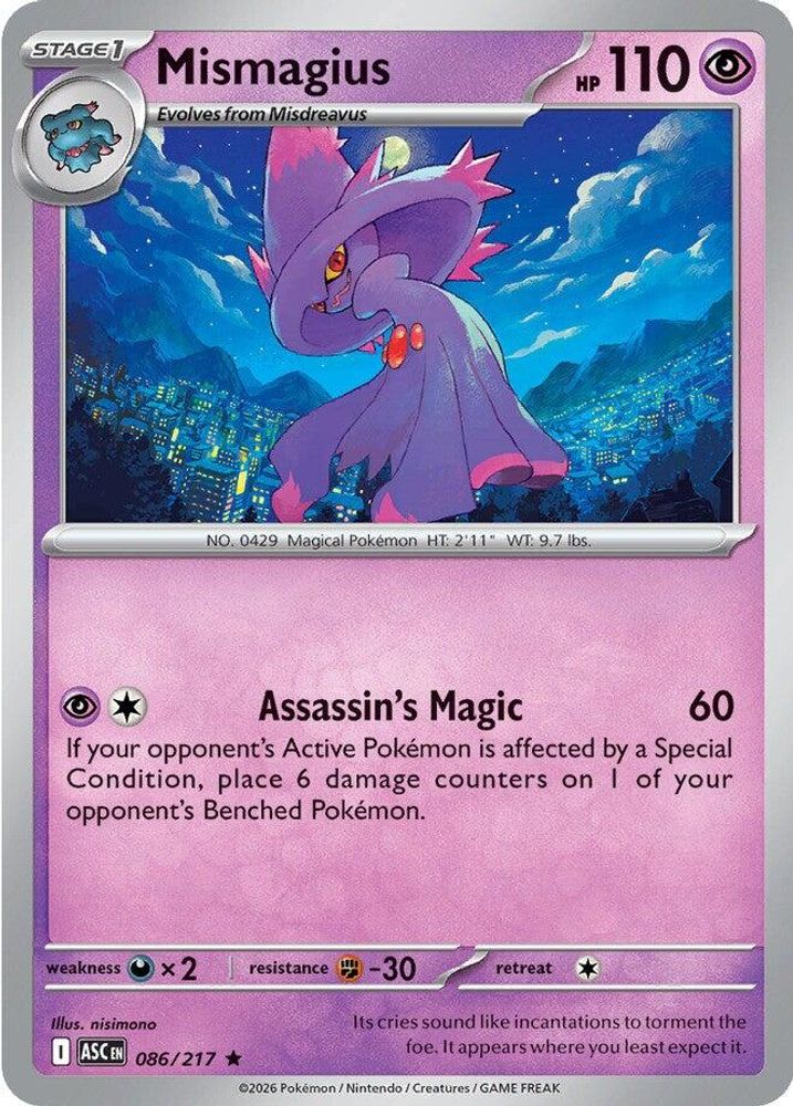 086/217 - Mismagius - Ascended Heroes - Rare