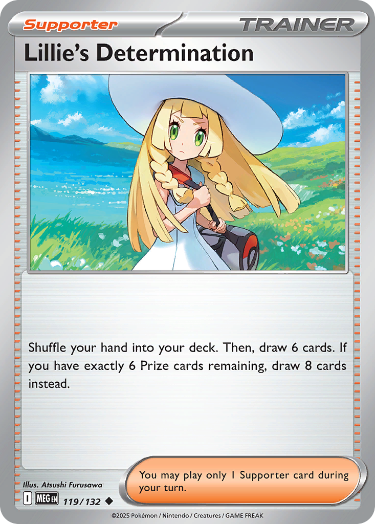 119/132 - Lillie's Determination - Mega Evolution - Uncommon