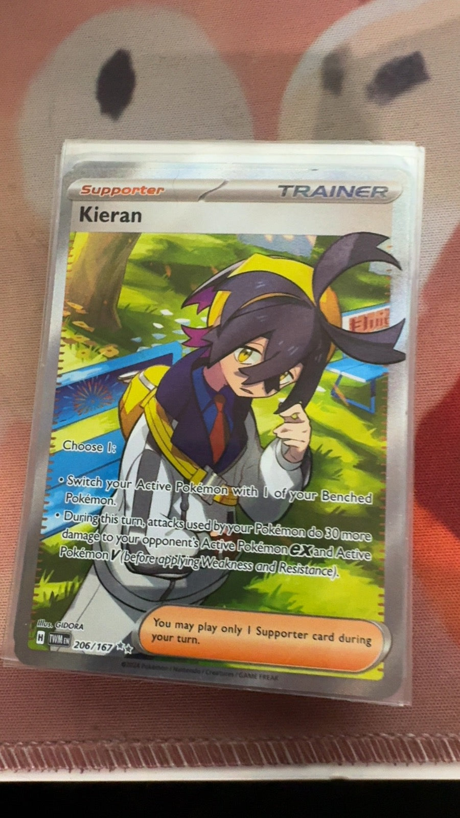 206/167 - Kieran HOLO - Twilight Masquerade - Ultra Rare