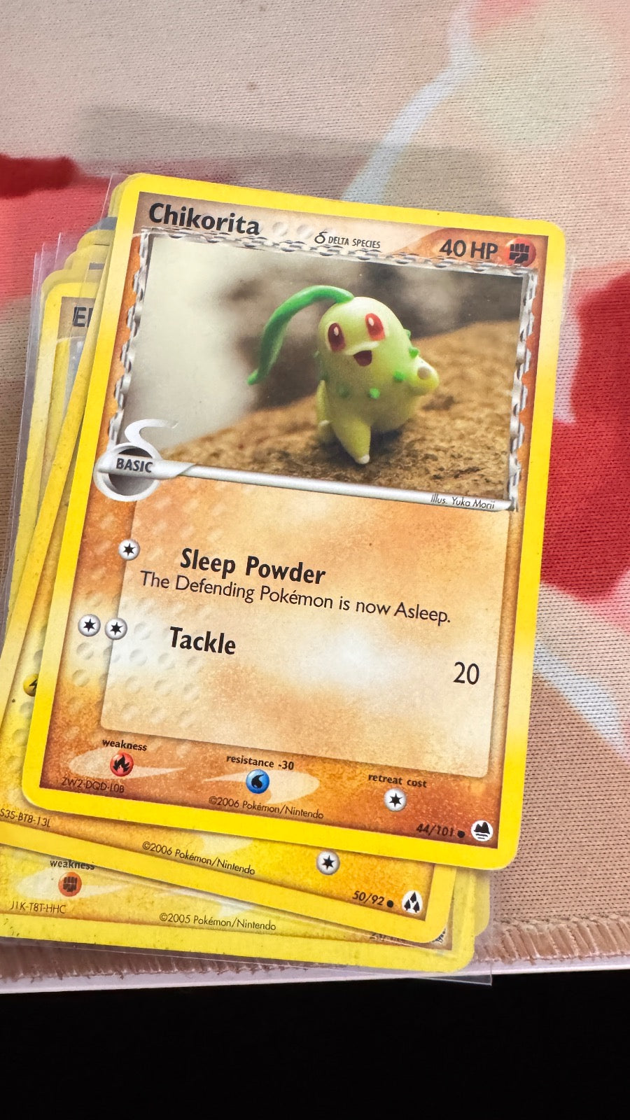 44/101 - Chikorita - Dragon Frontiers - Common