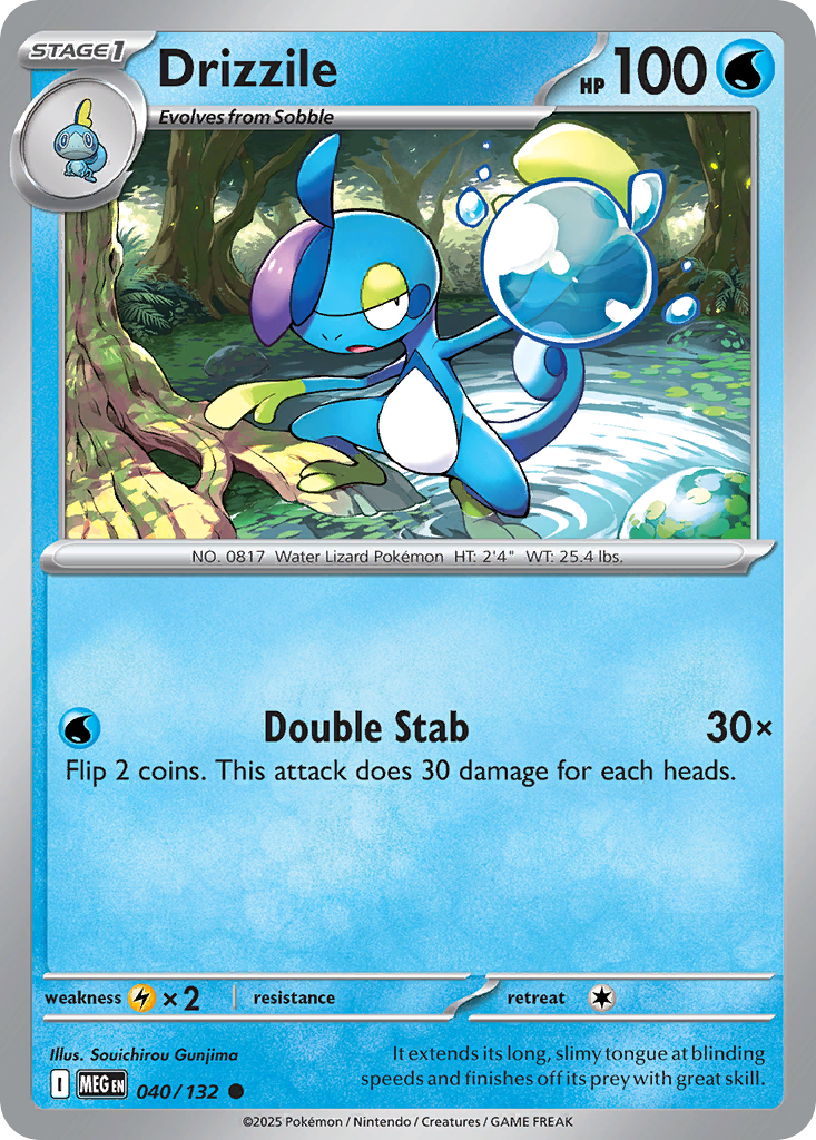 040/132 - Drizzile - Mega Evolution - Common