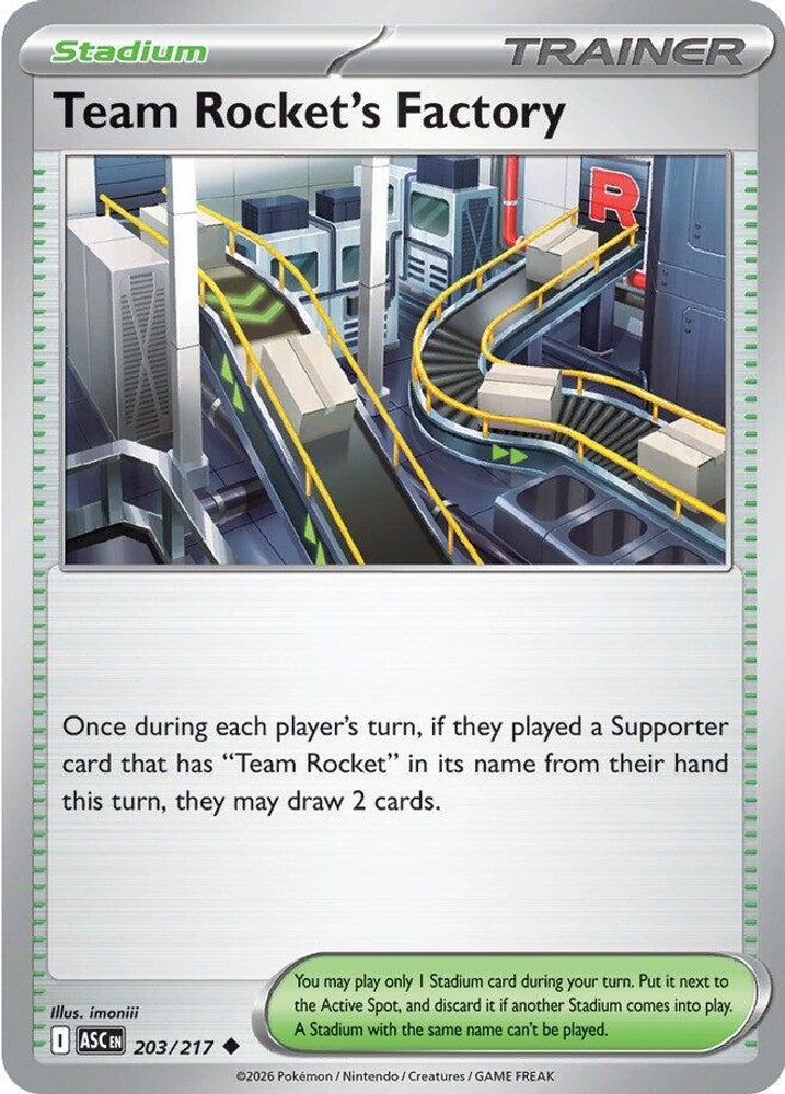 203/217 - Team Rocket's Factory - Ascended Heroes - Uncommon