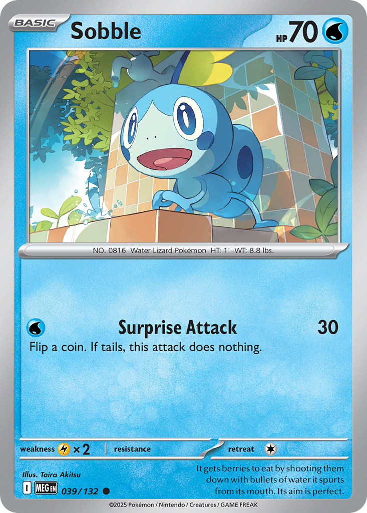 039/132 - Sobble - Mega Evolution - Common