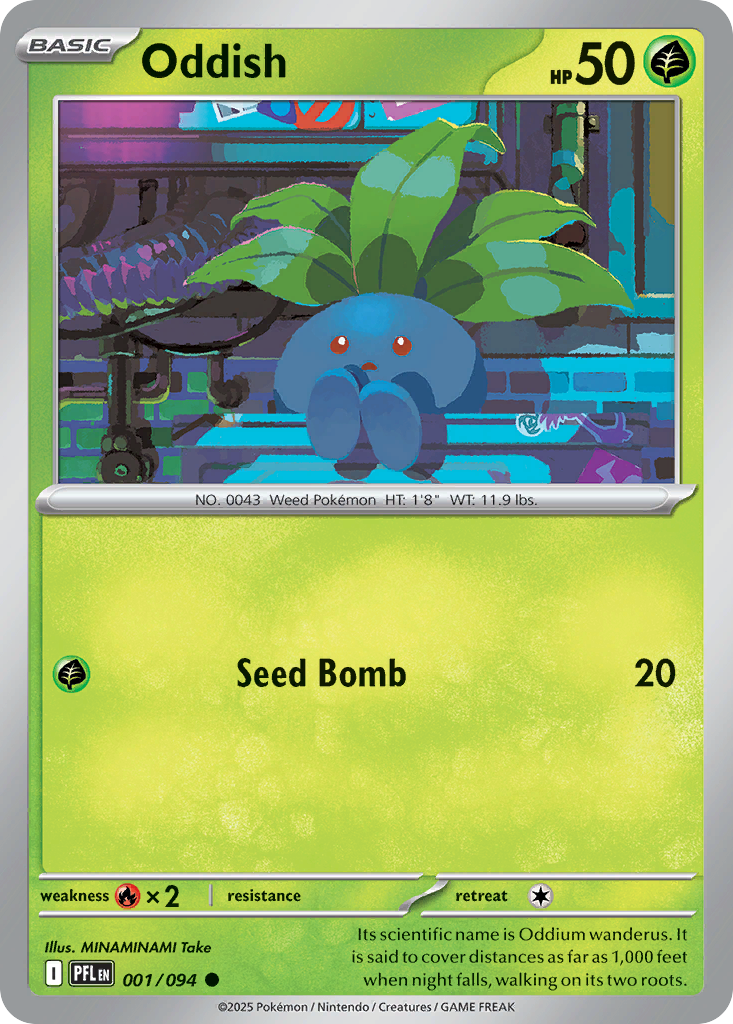 001/094 - Oddish - Phantasmal Flames - Common