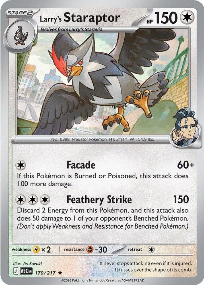 170/217 - Larry's Staraptor - Ascended Heroes - Rare
