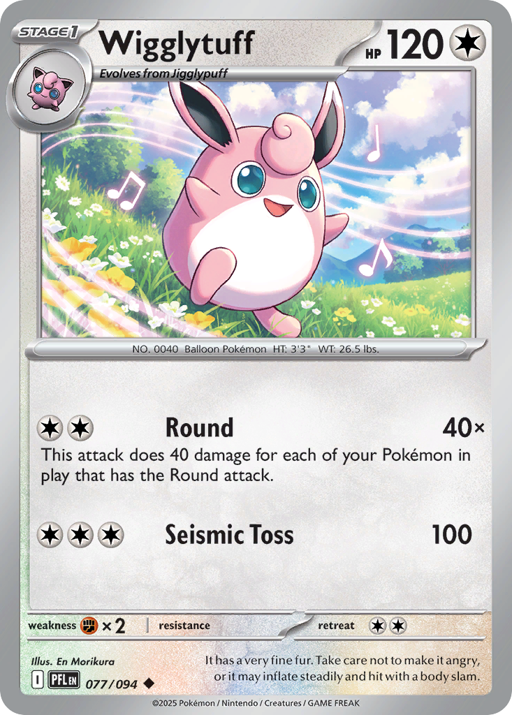 077/094 - Wigglytuff - Phantasmal Flames - Uncommon
