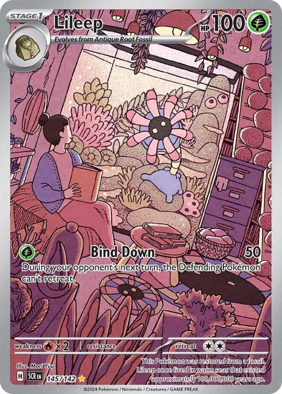 145/142 - Lileep HOLO - Stellar Crown - Illustration Rare