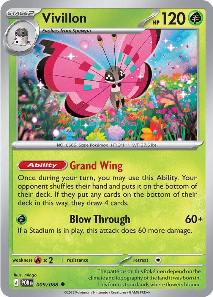 009/088 - Vivillon - Perfect Order - Uncommon