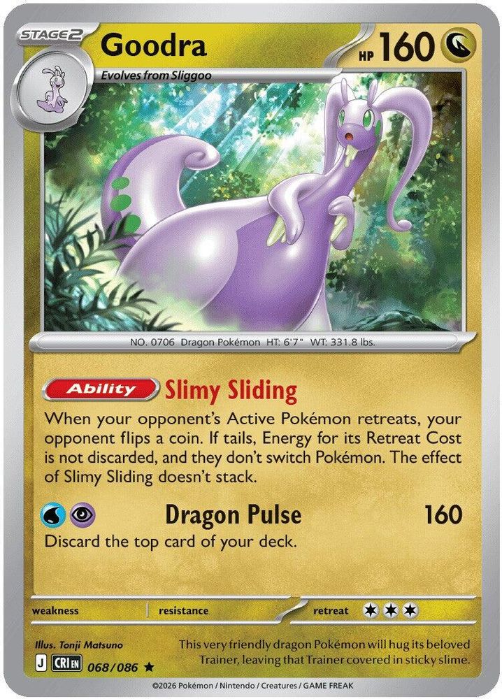 068/086 - Goodra - Chaos Rising - Rare