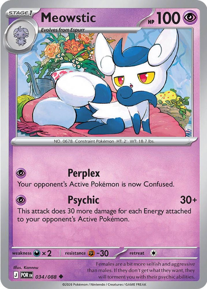 034/088 - Meowstic - Perfect Order - Uncommon