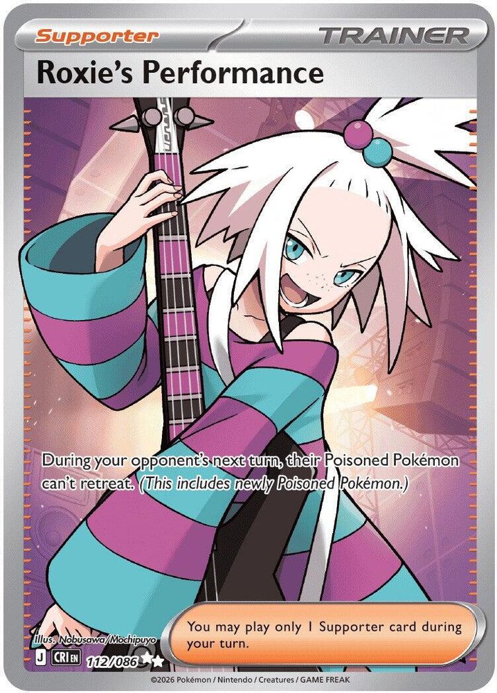 112/086 - Roxie's Performance HOLO - Chaos Rising - Ultra Rare