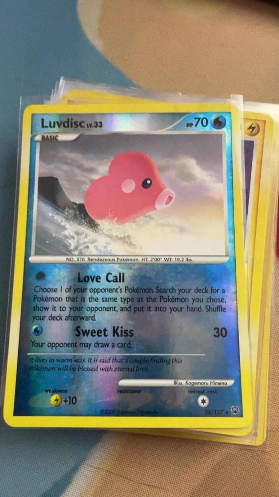 35/127 - Luvdisc REVERSE HOLO - Platinum - Rare