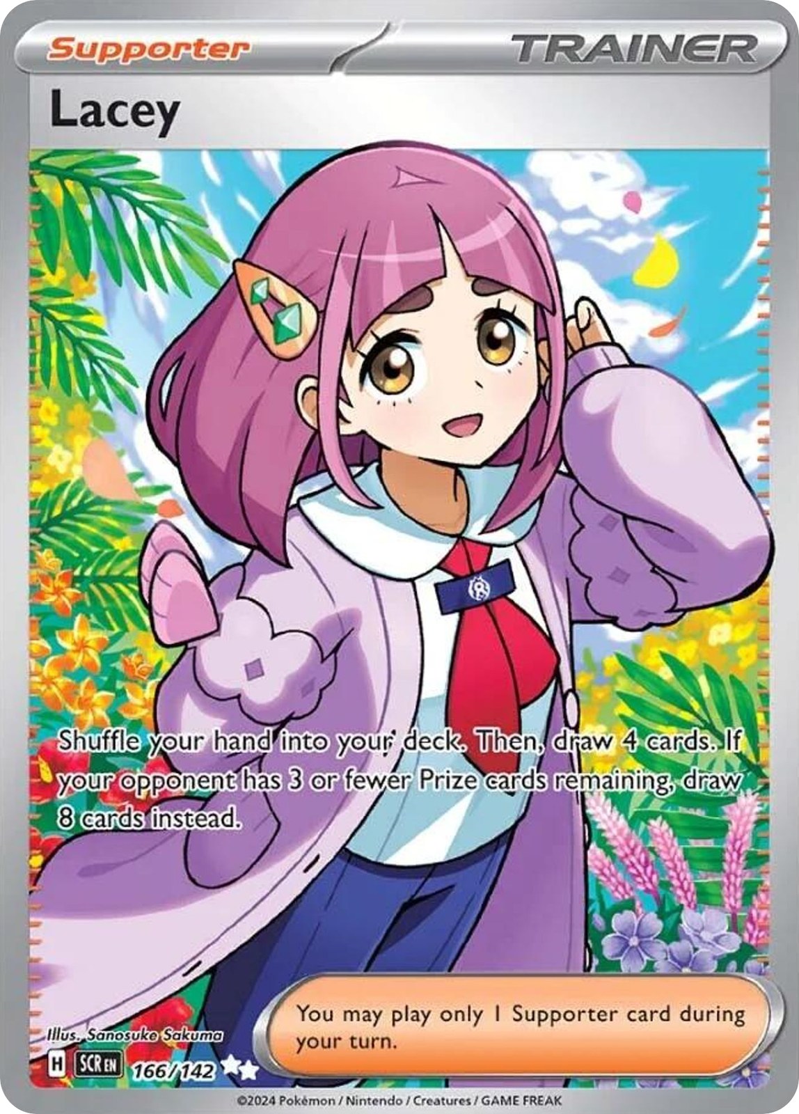 166/142 - Lacey HOLO - Stellar Crown - Ultra Rare