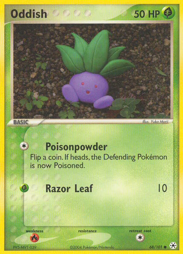 68/101 - Oddish - Hidden Legends - Common