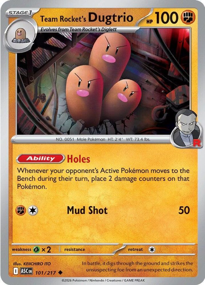 101/217 - Team Rocket's Dugtrio - Ascended Heroes - Uncommon