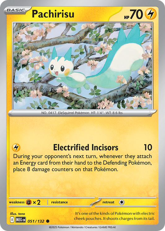 051/132 - Pachirisu - Mega Evolution - Common