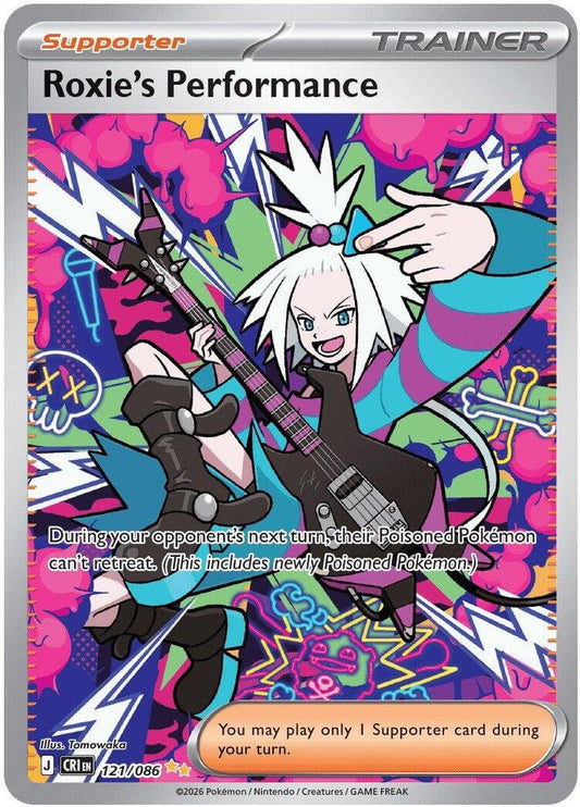 121/086 - Roxie's Performance HOLO - Chaos Rising - Special Illustration Rare