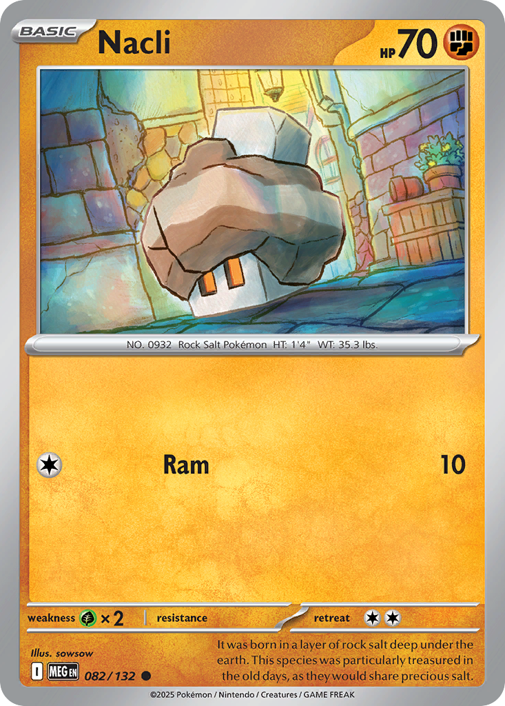 082/132 - Nacli - Mega Evolution - Common