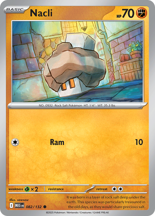 082/132 - Nacli - Mega Evolution - Common