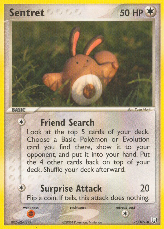 75/109 - Sentret - Team Rocket Returns - Common