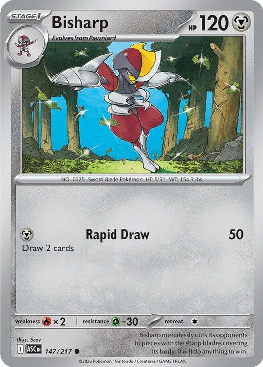147/217 - Bisharp - Ascended Heroes - Common