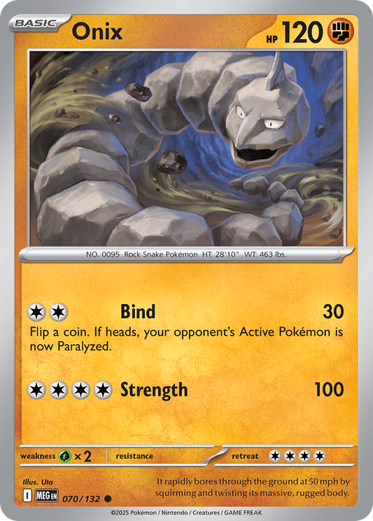 070/132 - Onix - Mega Evolution - Common