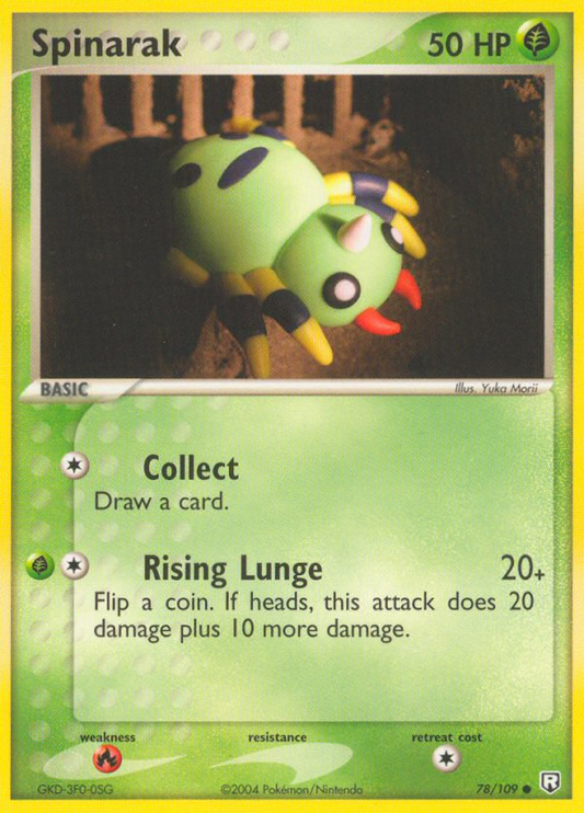 78/109 - Spinarak - Team Rocket Returns - Common