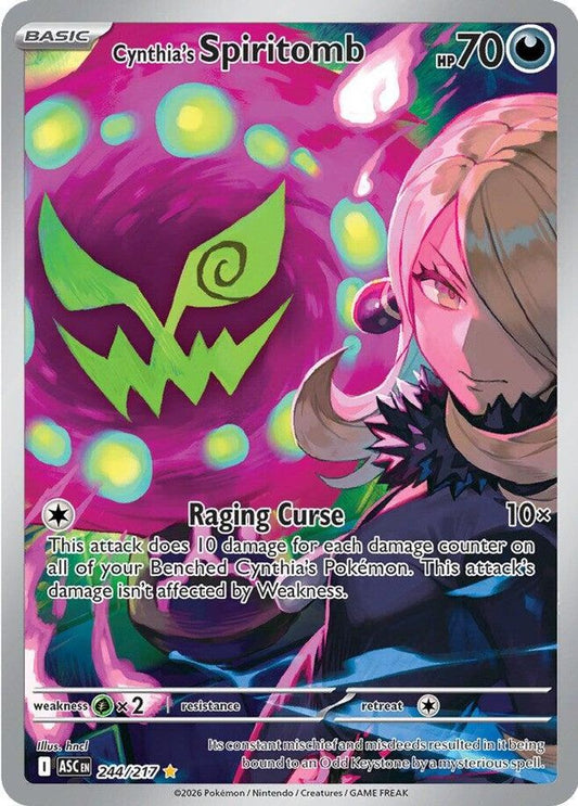 244/217 - Cynthia's Spiritomb HOLO - Ascended Heroes - Illustration Rare