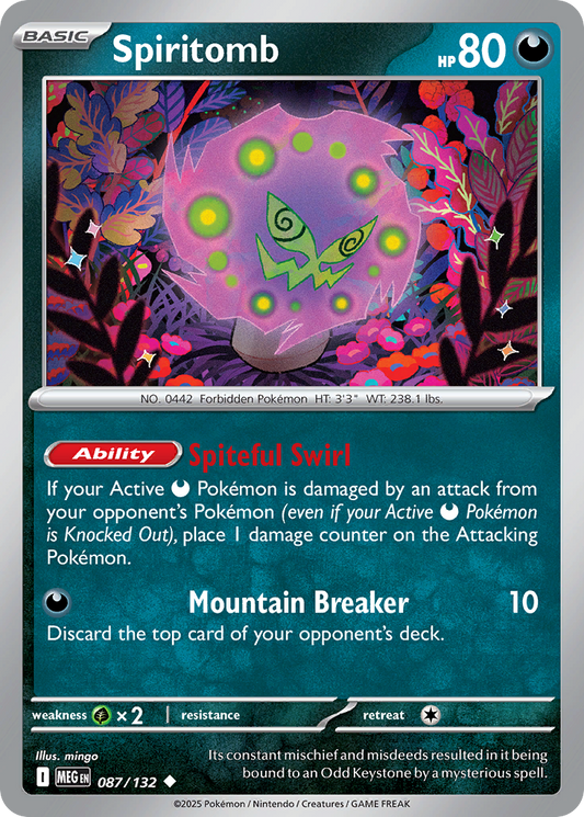 087/132 - Spiritomb - Mega Evolution - Uncommon
